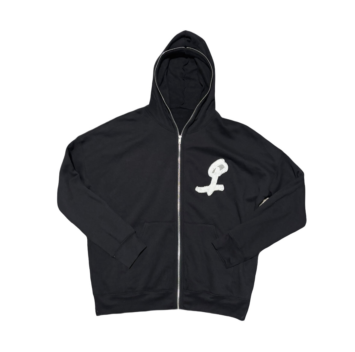 w4rp4inz Patch Logo Zip-Up with Back Print
