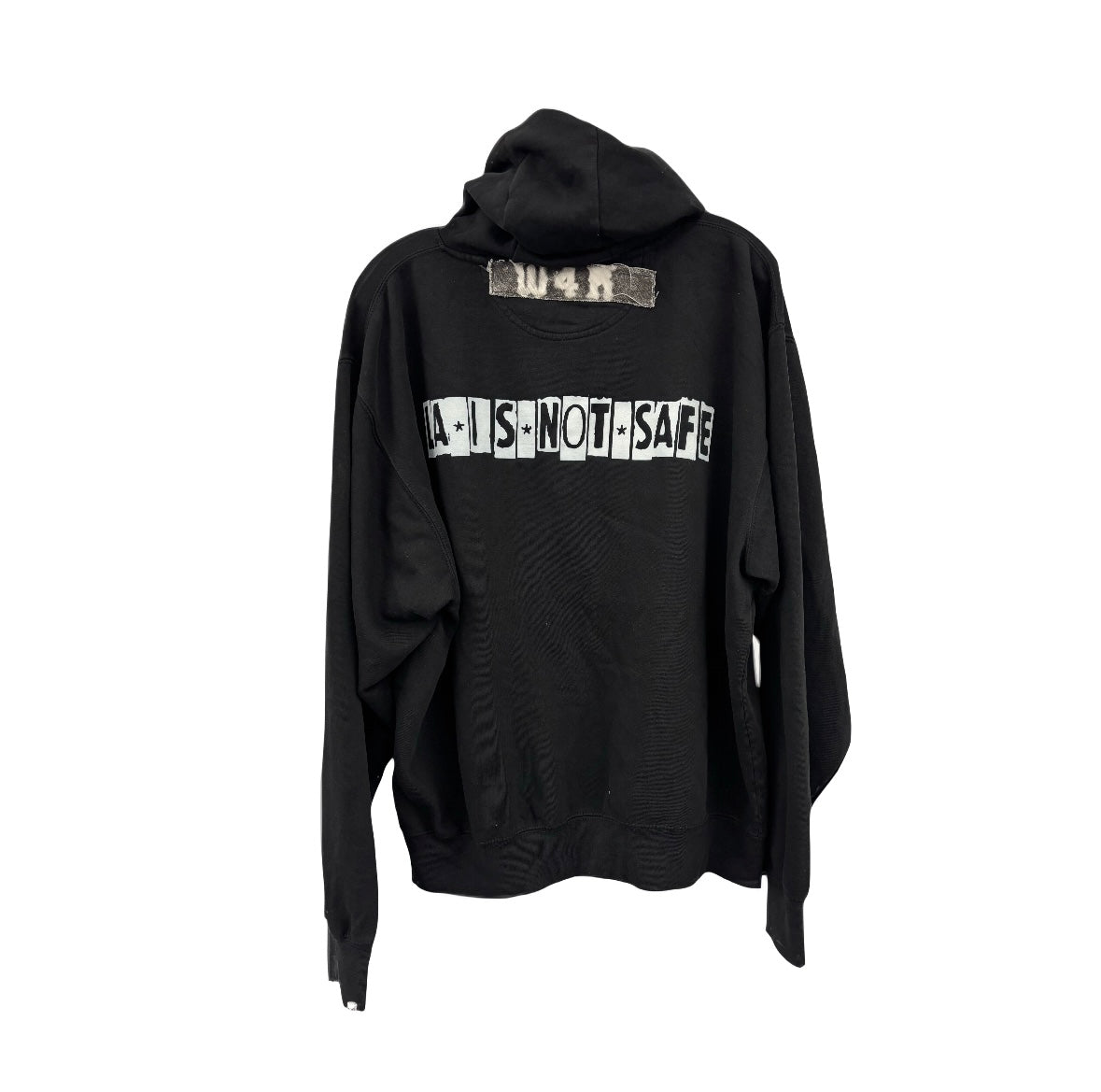 w4rp4inz hoodie collaboration with LA is not Safe