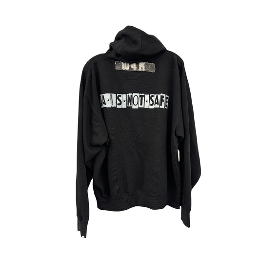 w4rp4inz hoodie collaboration with LA is not Safe