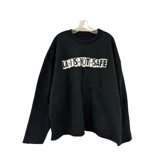 w4rp4inz x LA Is Not Safe Stitched Patch Crewneck