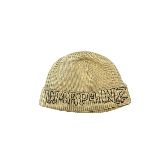 w4rp4inz Printed Beanie with Joker Patch